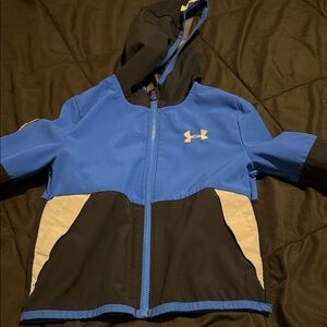 Under Armour Blue and Black Jacket with White Accents